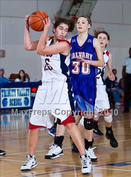 Thumbnail 2 in Prince of Peace vs Calvary Christian (Trinity Valley Shootout) photogallery.