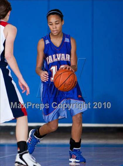 Thumbnail 2 in Prince of Peace vs Calvary Christian (Trinity Valley Shootout) photogallery.