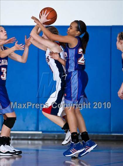 Thumbnail 1 in Prince of Peace vs Calvary Christian (Trinity Valley Shootout) photogallery.