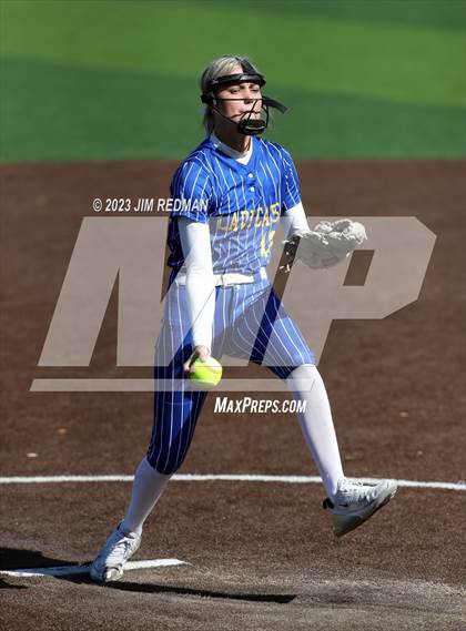 Thumbnail 3 in Sulphur Springs vs. Creekview (Royse City Softball Tournament) photogallery.