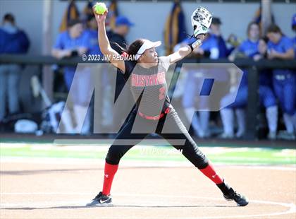 Thumbnail 2 in Sulphur Springs vs. Creekview (Royse City Softball Tournament) photogallery.