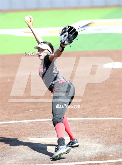 Thumbnail 2 in Sulphur Springs vs. Creekview (Royse City Softball Tournament) photogallery.