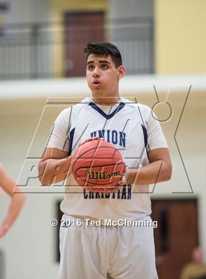 Thumbnail 1 in Bigelow vs Union Christian Academy (AAA 2A Regional Playoff) photogallery.