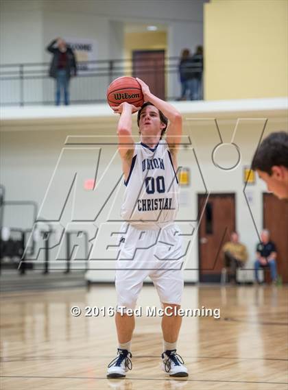 Thumbnail 3 in Bigelow vs Union Christian Academy (AAA 2A Regional Playoff) photogallery.