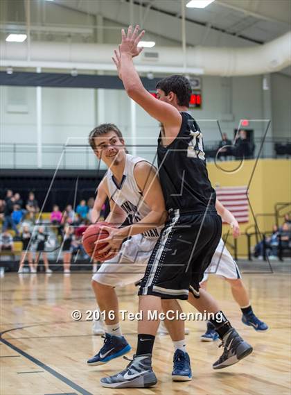 Thumbnail 1 in Bigelow vs Union Christian Academy (AAA 2A Regional Playoff) photogallery.