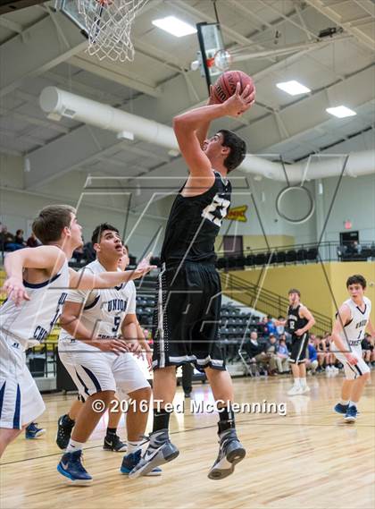 Thumbnail 1 in Bigelow vs Union Christian Academy (AAA 2A Regional Playoff) photogallery.