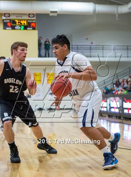 Thumbnail 2 in Bigelow vs Union Christian Academy (AAA 2A Regional Playoff) photogallery.