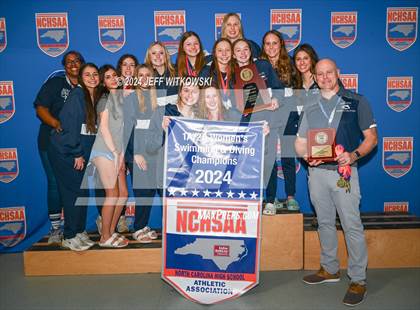 Thumbnail 2 in NCHSAA 1A/2A State Swimming Championship Awards photogallery.