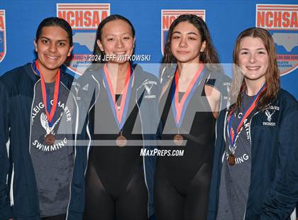 Thumbnail 1 in NCHSAA 1A/2A State Swimming Championship Awards photogallery.