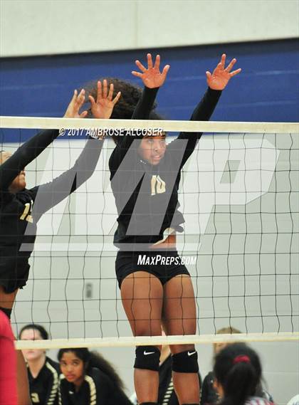 Thumbnail 1 in Fort Bend Austin vs. Conroe (Katy/CyFair Volleyball Classic) photogallery.