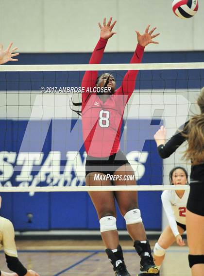 Thumbnail 1 in Fort Bend Austin vs. Conroe (Katy/CyFair Volleyball Classic) photogallery.