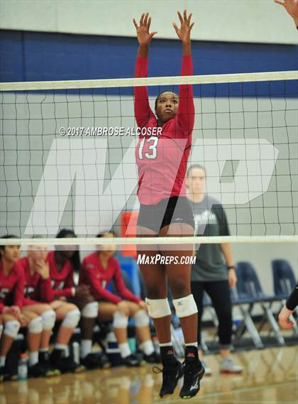 Thumbnail 3 in Fort Bend Austin vs. Conroe (Katy/CyFair Volleyball Classic) photogallery.