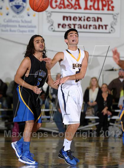 Thumbnail 3 in Newark Memorial vs. Gridley (Gridley Invitational Basketball Tournament) photogallery.