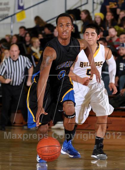 Thumbnail 2 in Newark Memorial vs. Gridley (Gridley Invitational Basketball Tournament) photogallery.