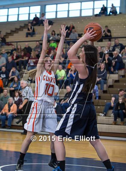Thumbnail 3 in Bishop Carroll vs Clarion Area (PIAA Class A 1st Round) photogallery.
