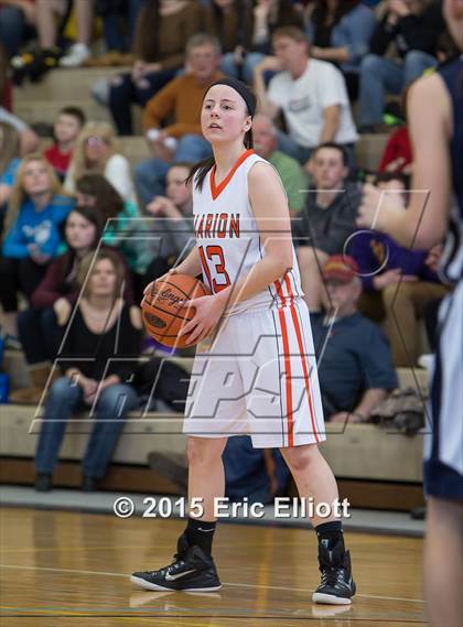 Thumbnail 2 in Bishop Carroll vs Clarion Area (PIAA Class A 1st Round) photogallery.
