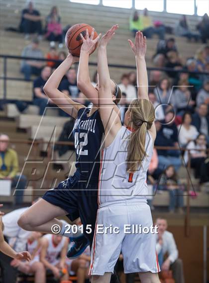 Thumbnail 2 in Bishop Carroll vs Clarion Area (PIAA Class A 1st Round) photogallery.