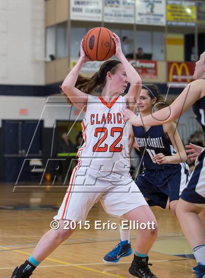 Thumbnail 2 in Bishop Carroll vs Clarion Area (PIAA Class A 1st Round) photogallery.