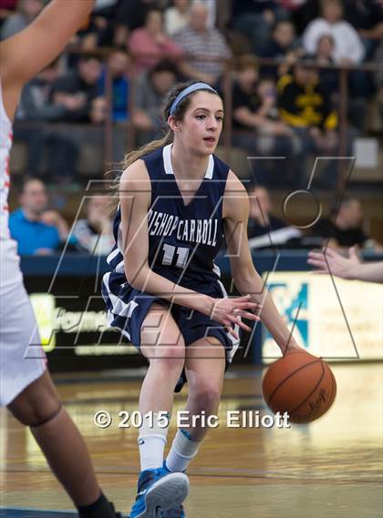 Thumbnail 2 in Bishop Carroll vs Clarion Area (PIAA Class A 1st Round) photogallery.