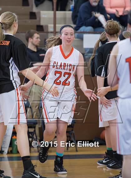 Thumbnail 2 in Bishop Carroll vs Clarion Area (PIAA Class A 1st Round) photogallery.