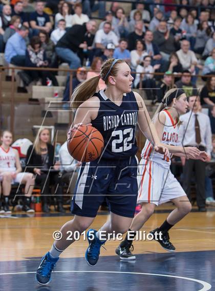Thumbnail 2 in Bishop Carroll vs Clarion Area (PIAA Class A 1st Round) photogallery.