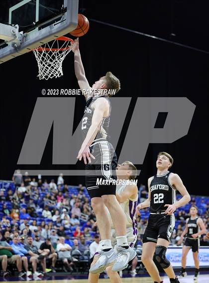 Thumbnail 3 in Graford @ Benjamin (UIL 1A Basketball State Semifinal) photogallery.