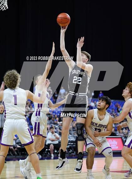 Thumbnail 3 in Graford @ Benjamin (UIL 1A Basketball State Semifinal) photogallery.