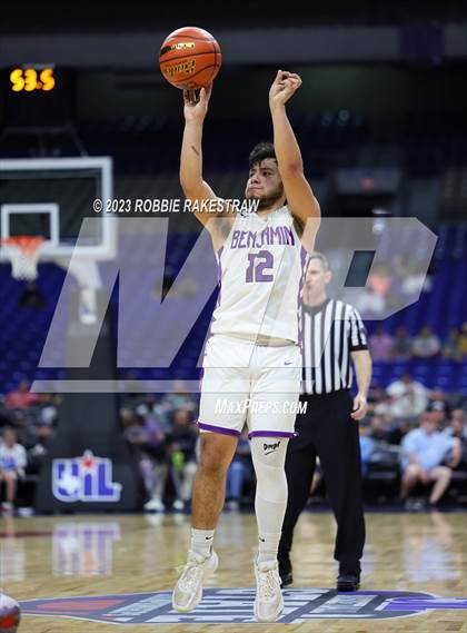 Thumbnail 3 in Graford @ Benjamin (UIL 1A Basketball State Semifinal) photogallery.