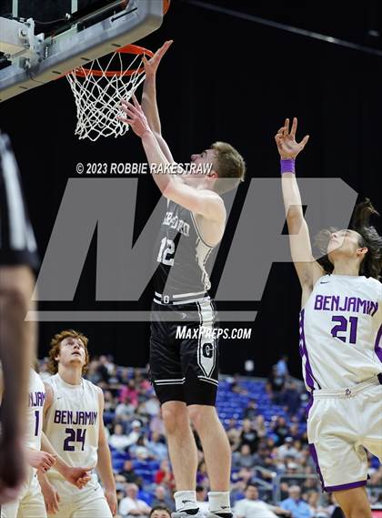 Thumbnail 3 in Graford @ Benjamin (UIL 1A Basketball State Semifinal) photogallery.