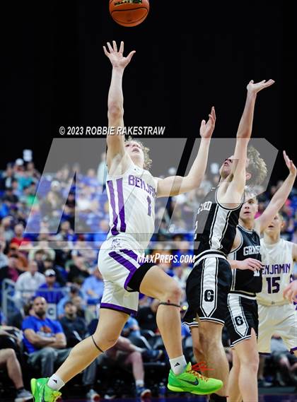 Thumbnail 2 in Graford @ Benjamin (UIL 1A Basketball State Semifinal) photogallery.