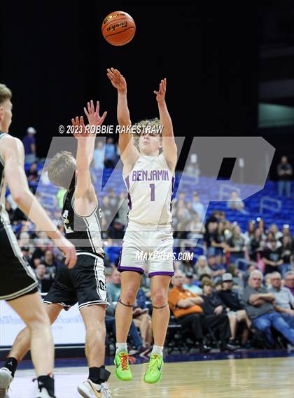 Thumbnail 3 in Graford @ Benjamin (UIL 1A Basketball State Semifinal) photogallery.