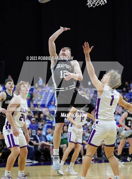 Thumbnail 2 in Graford @ Benjamin (UIL 1A Basketball State Semifinal) photogallery.