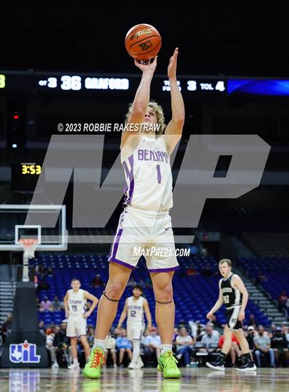 Thumbnail 3 in Graford @ Benjamin (UIL 1A Basketball State Semifinal) photogallery.