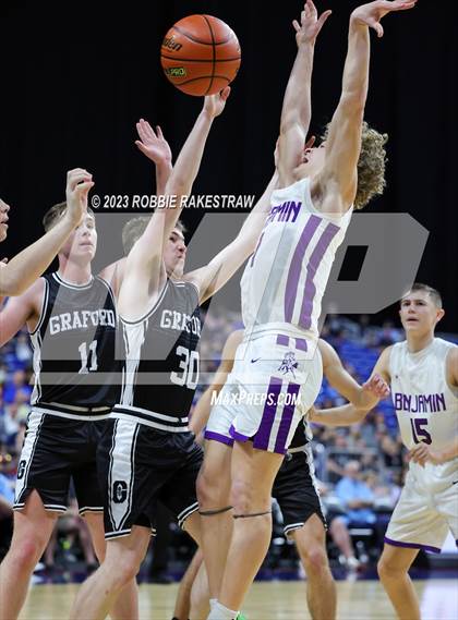 Thumbnail 1 in Graford @ Benjamin (UIL 1A Basketball State Semifinal) photogallery.