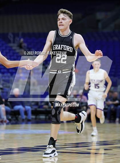 Thumbnail 2 in Graford @ Benjamin (UIL 1A Basketball State Semifinal) photogallery.