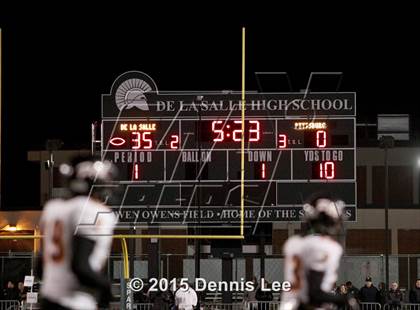 Thumbnail 3 in Pittsburg @ De La Salle (CIF NCS D1 Semifinal) photogallery.