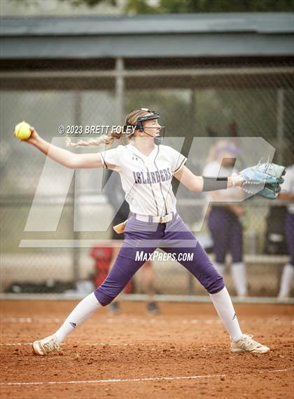 Thumbnail 1 in Grand Island vs Lincoln Southeast (LSE Softball Invite) photogallery.
