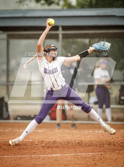 Thumbnail 3 in Grand Island vs Lincoln Southeast (LSE Softball Invite) photogallery.