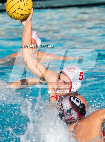 Thumbnail 2 in Cathedral Catholic vs Sacred Heart Prep (South Coast Tournament) photogallery.