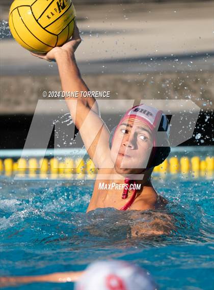 Thumbnail 3 in Cathedral Catholic vs Sacred Heart Prep (South Coast Tournament) photogallery.