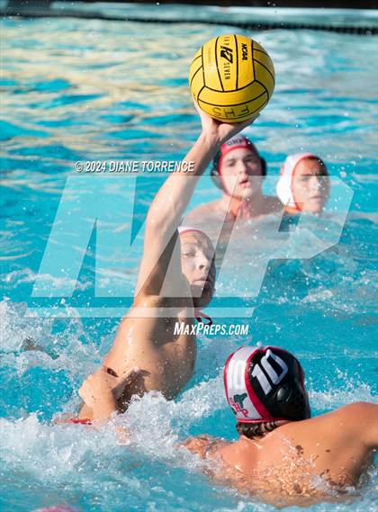 Thumbnail 2 in Cathedral Catholic vs Sacred Heart Prep (South Coast Tournament) photogallery.