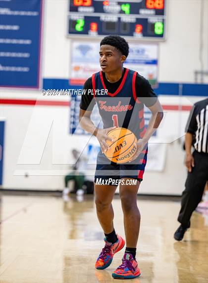 Thumbnail 2 in Pine Forest vs. Freedom Christian Academy (MLK Dream Jam 2024) photogallery.