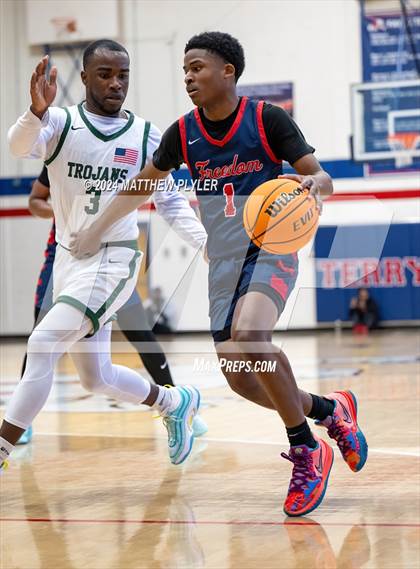 Thumbnail 1 in Pine Forest vs. Freedom Christian Academy (MLK Dream Jam 2024) photogallery.