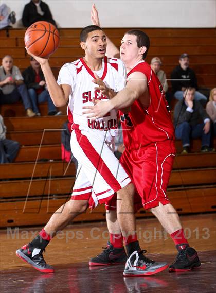 Thumbnail 1 in Cardinal Spellman vs Sleepy Hollow (Coaches vs Cancer Showcase) photogallery.