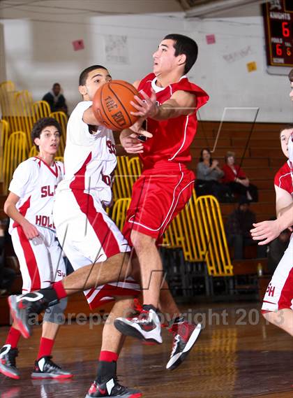 Thumbnail 1 in Cardinal Spellman vs Sleepy Hollow (Coaches vs Cancer Showcase) photogallery.