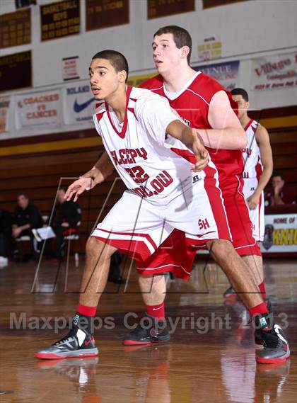 Thumbnail 3 in Cardinal Spellman vs Sleepy Hollow (Coaches vs Cancer Showcase) photogallery.