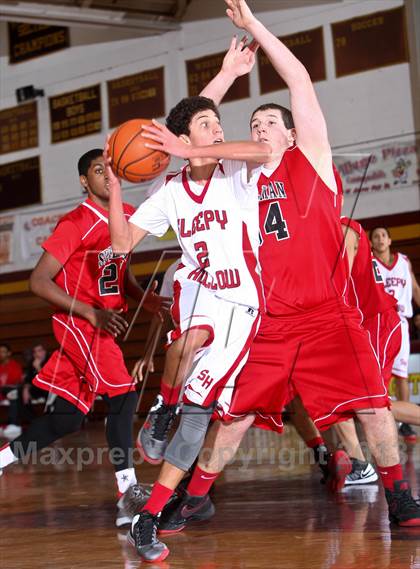 Thumbnail 1 in Cardinal Spellman vs Sleepy Hollow (Coaches vs Cancer Showcase) photogallery.