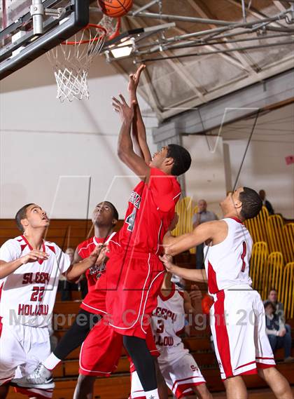 Thumbnail 2 in Cardinal Spellman vs Sleepy Hollow (Coaches vs Cancer Showcase) photogallery.