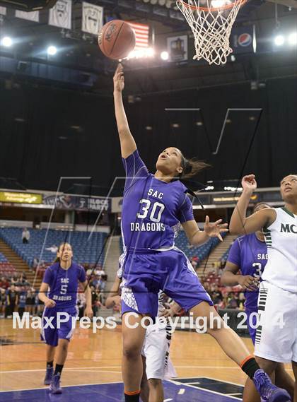 Thumbnail 2 in Sacramento vs. McNair (CIF SJS D2 Final) photogallery.