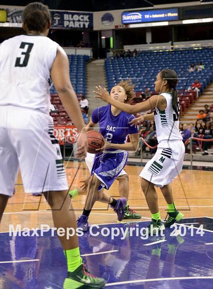 Thumbnail 3 in Sacramento vs. McNair (CIF SJS D2 Final) photogallery.